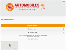 Tablet Screenshot of polesudautomobiles.com